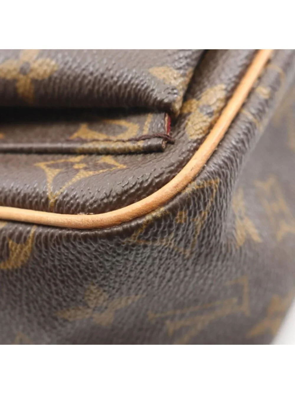 Louis Vuitton Shoulder Bag Vivacity PM Monogram Coatingcanvas Leather Viva-Cite